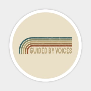Guided By Voices Retro Stripes Magnet